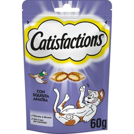 Catisfactions Cat con Anatra - Catisfactions Cat con Anatra - Confezione da 60 Gr