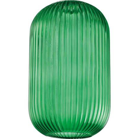 Diffusore In Vetro Verde Effetto Plisse'