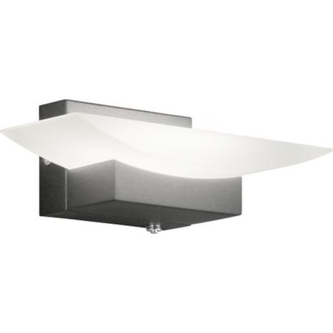 Applique murale lampe de couloir chambre a coucher variateur led cct metal 1 ampoule (1/4)