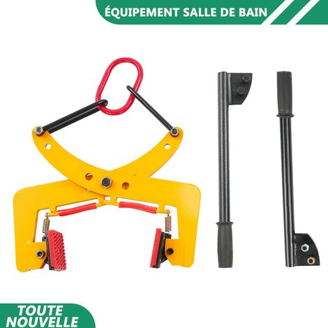 WAOBDLA Pinces de levage de pierre 325kg/716.5lbs Pince de levage de pierre verticale Pinces de transport de pierre (1/5)