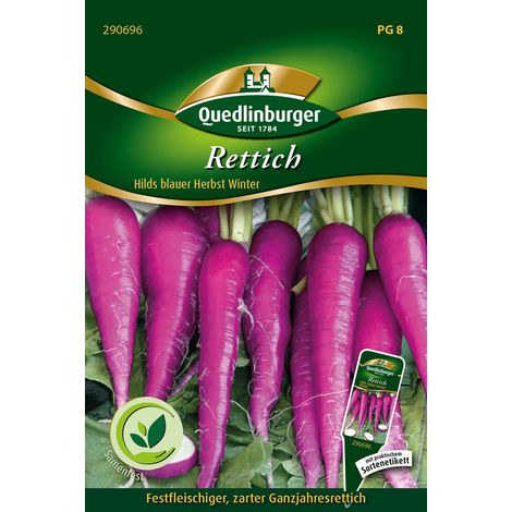 Quedlinburger Blauer Rettich - Gemüsesamen (1/2)