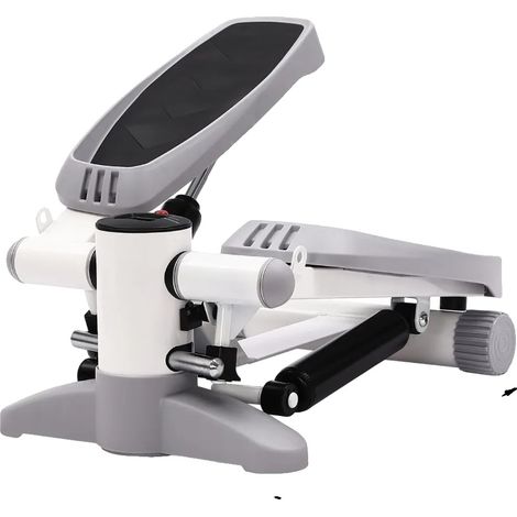 Stepper, Design Compact, Affichage LCD Multifonction, Gris Clair (1/5)