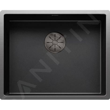 Blanco Claron 500 - Évier, 50x40 cm, acier foncé 527834 (1/3)