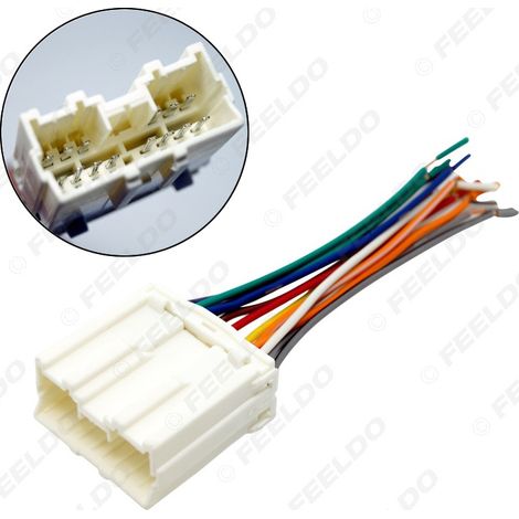 Câble de modification audio pour voiture compatible avec Mitsubishi Lancer/Outlander/Gorilla/3000GT/Jingyi Lexus (fil arrière).