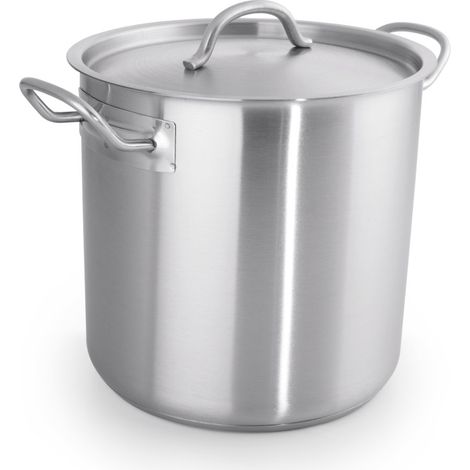 Marmite à soupe avec couvercle COOKWARE 53 Ø 20 cm H 20 cm 6 ltr inox - Was Germany (1/2)