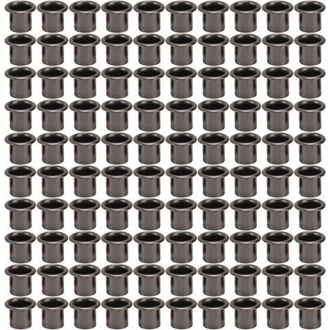 Metal Grommets Eyelets Rivets 100pcs 4 Mm Round Hole Intérieur ACCESSOIRES DE TIRMAFF avec Laveuses pour Chaussures Sac à Ceinture Sac à Charge (6MM) (1/4)