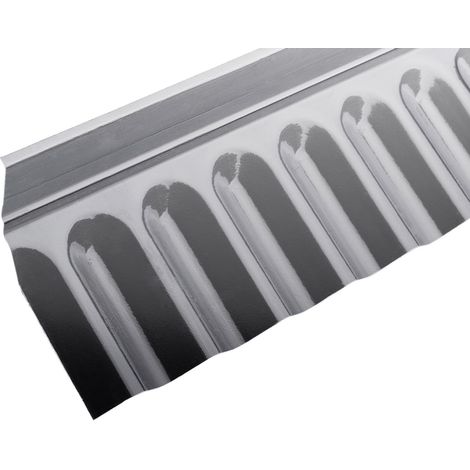 PC Wandanschluss runde Welle S76/18 1265x150x50mm glasklar