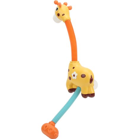 Douchette électrique pour baignoire bébé, jouet de bain girafe avec jet d'eau, jouet pour bébé (1/5)