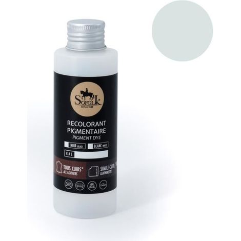 Peinture Cuir/Simili-Cuir (125ml, 5-GRIS CLAIR) - SOFOLK - Entretien pour Siège et Volant de Voiture, Canapé, Chaussure (1/4)