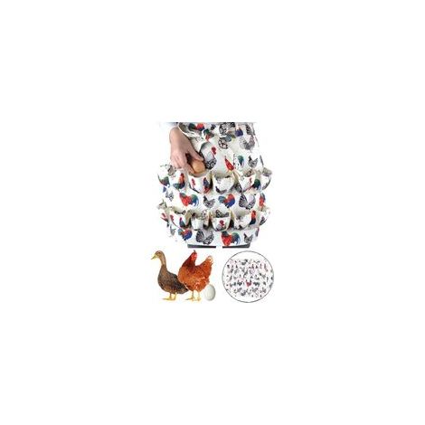 Tablier de collecte d'œufs pour ferme, cadeau pour amateurs de poules, canards –