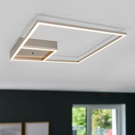 [NEUWERTIG] B-Ware Lampenwelt Quadratische Led Deckenlampe Deckenlampe Lampe Bobi Aus Edelstahl
