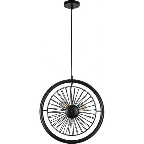 Pendente 3xe27 nero regx39x39 cm (1/3)