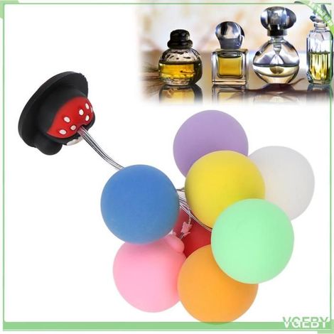 Couvercle bouteille parfum voiture - FAFEICY - Ballon - ABS - Parfum volatilisant - Déco tableau de bord (1/5)