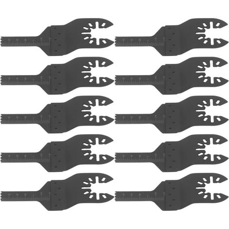 Kit de lames multi-outils, HCS, excellente compatibilité, résistantes à la chaleur, lames oscillantes universelles pour outil multifonction pour couper du bois