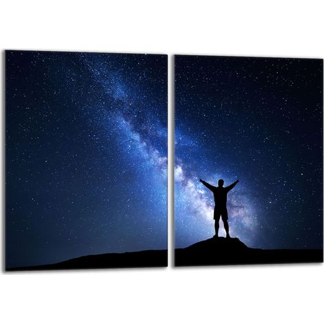 Glasschutzplatte für den Herd 2x40x52 Sterne (1/5)