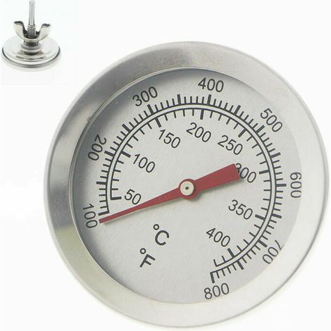 VURAHOME - Thermomètre Barbecue en Acier Inoxydable, Thermomètres pour Barbecue, Fours à Pizza (1/4)