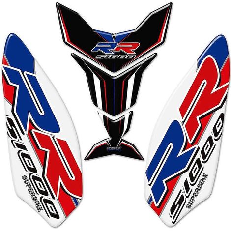 Pour BMW S1000RR S 1000 RR HP HP4 Moto : Autocollants, protection de carénage, emblème, coussin de réservoir, protection genoux, pare-brise 2018 2019 2020--J (1/5)