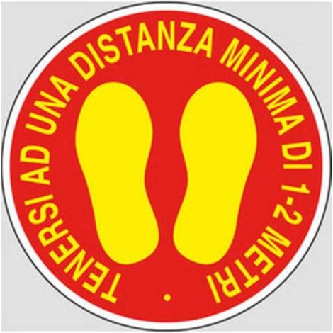 ETIC.ADES D.20CM TENERSI A DIST. DI 1-2MT