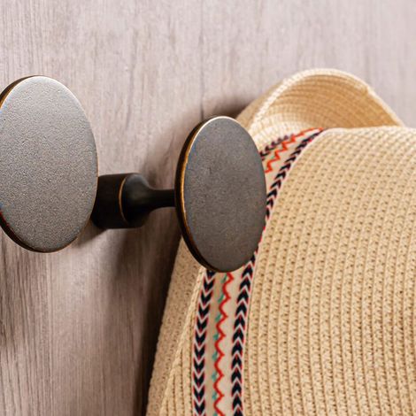 Percha Floid Latón Antiguo - FLOID - Perchero de pared minimalista (1/5)