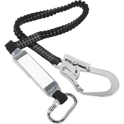 Sangle de sécurité élastique de protection haute altitude Camnal avec crochet et sangle antichute