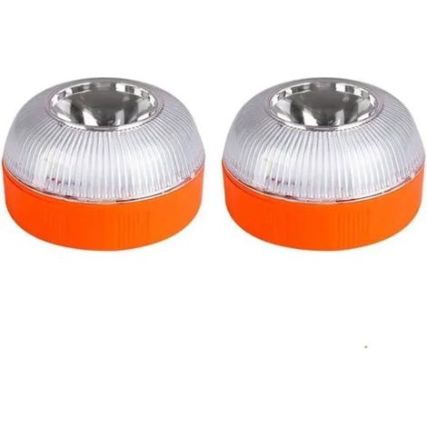 Lampe rechargeable d'urgence V16 - - Induction magnétique - Base magnétique - Compact - 8 LED jaunes -1 PSC