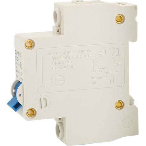 Einpoliger Miniatur-Leistungsschalter für DIN-Schienenmontage, Überlastschutz, Wechselstrom 230 V – 400 V, 20 A (1/5)