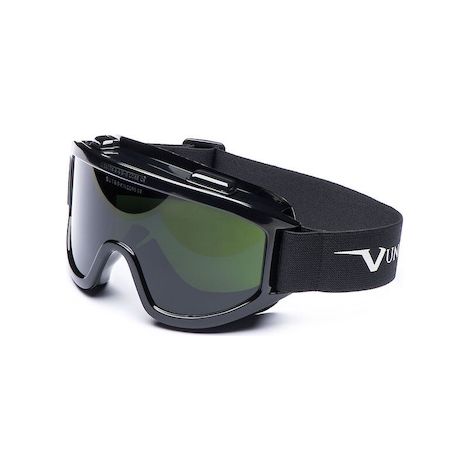 Lunettes-masque de soudeur étanches et ventilée avec bandeau réglable teinte 5 UNIVET Noir Unique. (1/3)