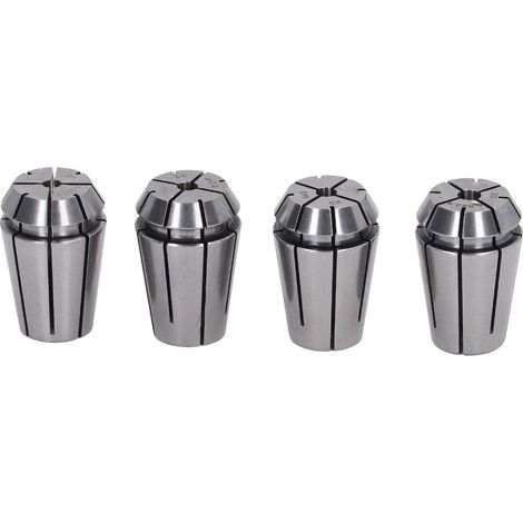 4-teiliges Federspannzangen-Set ERG20 für CNC-Gravur-, Fräs- und Drehmaschinen, Spannfutter, hohe Genauigkeit (1/5)