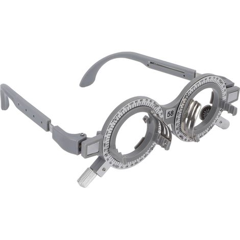 Monture de lentilles d'essai optiques professionnelle et ajustable pour opticiens, hôpitaux et écoles. Distance interpupillaire : 58 mm/2,3 po. (1/5)