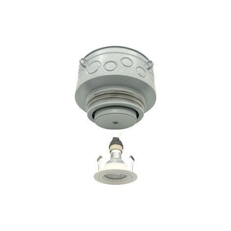 SPOT ENCASTRE MERCURE DAL IP65 GU10 LED SMART WIFI ACIER BROSSE AEROSPOT 240703 (1/2)