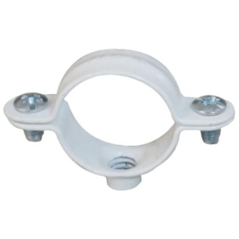 ING FIXATIONS abrazadera de tubo simple blanca - Ø 32 mm - Caja de 50 piezas - A141595