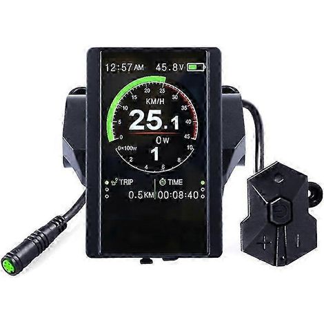 Bafang BBS01B P850C Farb-Tachometer für E-Bikes mit 9 Unterstützungsstufen und hellem Display (1/4)