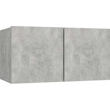 Maison Exclusive - TV-Hängeschrank Betongrau 60x30x30 cm (1/5)