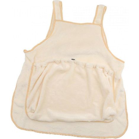 Katzentragetasche, Katzen-Schlafsack, Plüsch-Schlafsack, verstellbar, ideal zum Wandern-beige