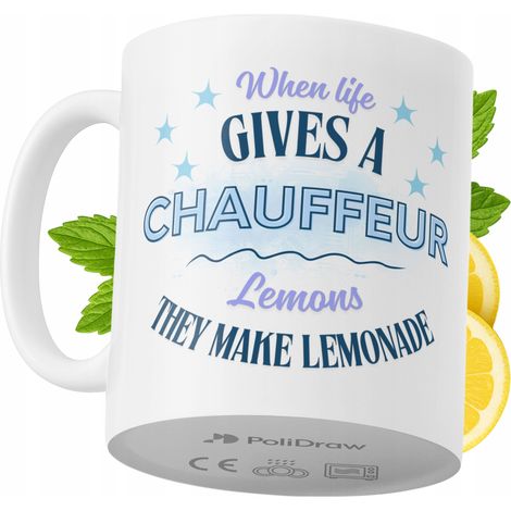 Tazza divertente e umoristica per autista, ideale per caffè e tè, con grafica e testo divertenti. Perfetta per compleanni, onomastici e festività. Tazza premium per occasioni speciali, per casa, uffic (1/5)