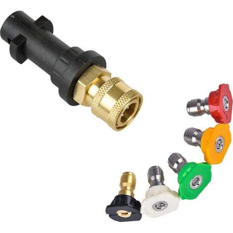 Accessoires pour pistolet à eau haute pression Kaichi, kit de conversion Karcher K2K7, kit de conversion rapide pour le nettoyage des joints (1/5)