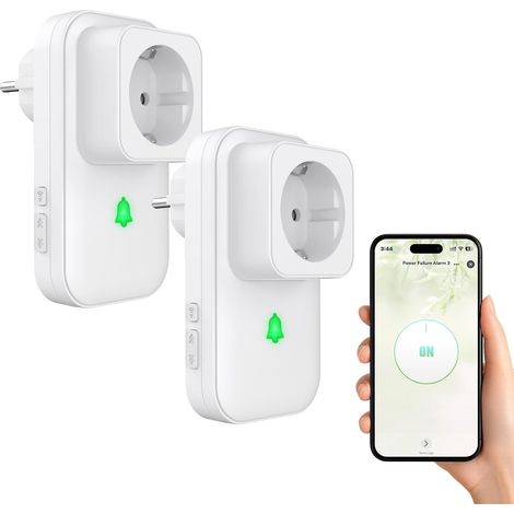 2 Pack Détecteur de Coupure de Courant WiFi (1/5)