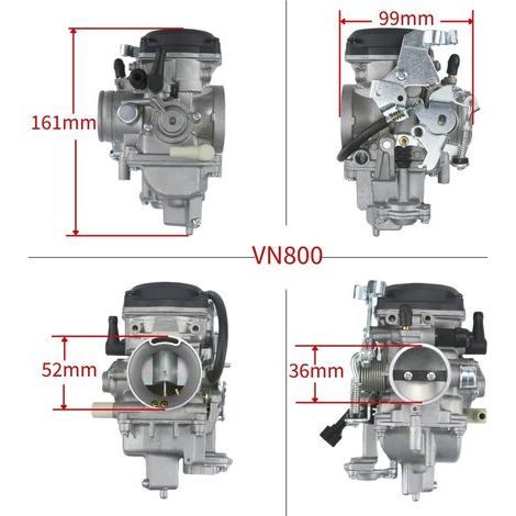Der Vergaser VN800 1995-2005 ist für die Kawasaki Vulcan 800 15003-1200 geeignet.