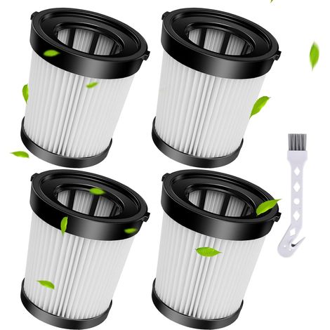 4 Filter für Lubluelu 202 Ersatzfilter für Fabuletta FSV001, FSV101 Schnurlosen Stabstaubsauger Ersatzteile für Afoddon A300, Besswin W26, Girnoor G160 & G165, Oraimo OSV-102 Staubsauger (1/5)