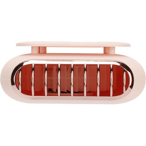 3-in-1 tragbarer Nackenventilator, Mini-USB-Ventilator ohne Rotorblätter, für den Einsatz zu Hause und im Freien (rosa) (1/5)
