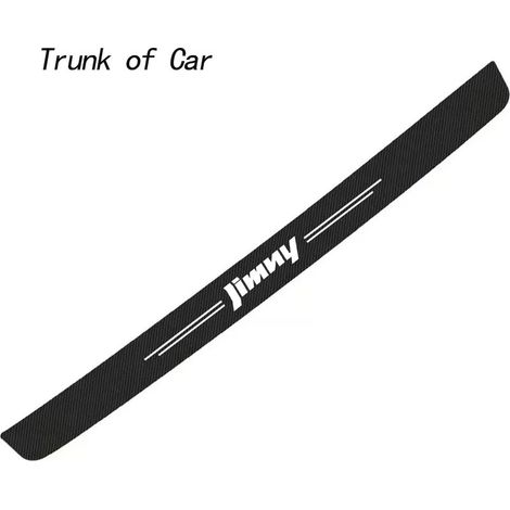 (1 pièce) Seuil de porte de voiture autocollant en fibre de carbone pour hayon,protection anti-rayures et imperméable,style Suzuki Jimny (1/3)