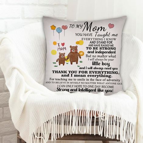 Housse de coussin moderne design solide pour Noël, anniversaire, ou toute occasion (1/5)