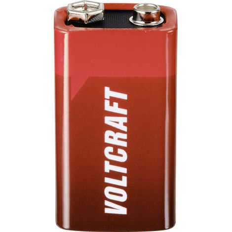 VOLTCRAFT 6LR61 9 V Block-Batterie Alkali-Mangan 550 mAh 9 V 1 St. (1/3)