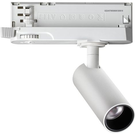 Ideal Lux Faretto PLAY 1 luce LED integrato bianco alluminio