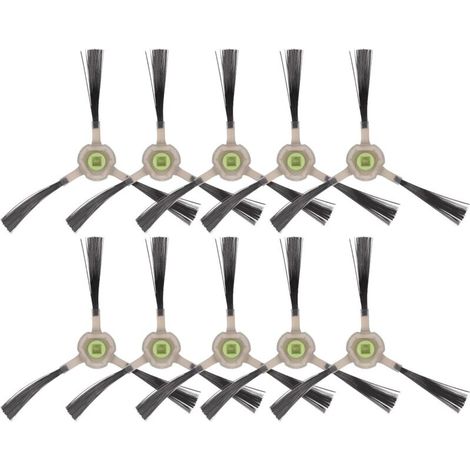 (10 pièces) Brosse latérale pour Lefant M1, M320, M310, M210B M213S M210S M210 M213 OKP K2 K3 K3A K4 K5, kit de brosse latérale pour aspirateur robot, accessoire de brosses latérales de remplacement (1/5)