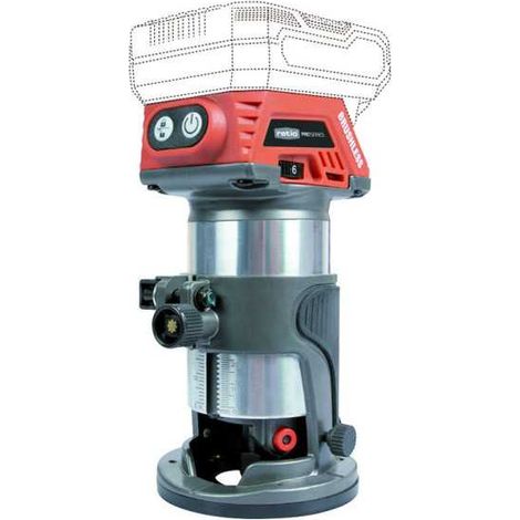 Fresadora Batería R-F20-B RATIO