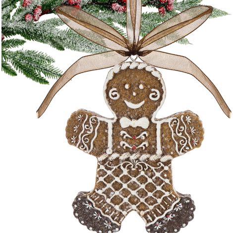 Lebkuchenanhänger für den Weihnachtsbaum, Lebkuchen-Weihnachtskugel (1/5)