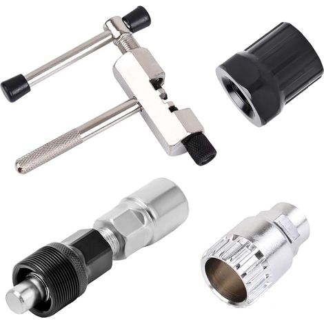 Cortador de Cadena de Bicicleta Remover de Biela Kit de Herramientas para Pedalier de Bicicleta y Extractor de Biela Carretera Bicicleta Herramientas de reparación Kits Conjunto de 4 (1/5)