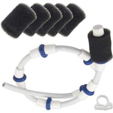 Replacement parts for the Polaris B5 pool cleaner sweeper hose: Polaris rear hose + 5 replacement cotton pads (1/5)