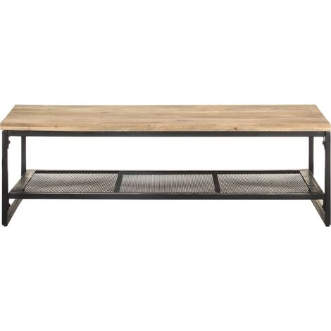 Maison Exclusive - Couchtisch 110x60x35 cm Mango Massivholz